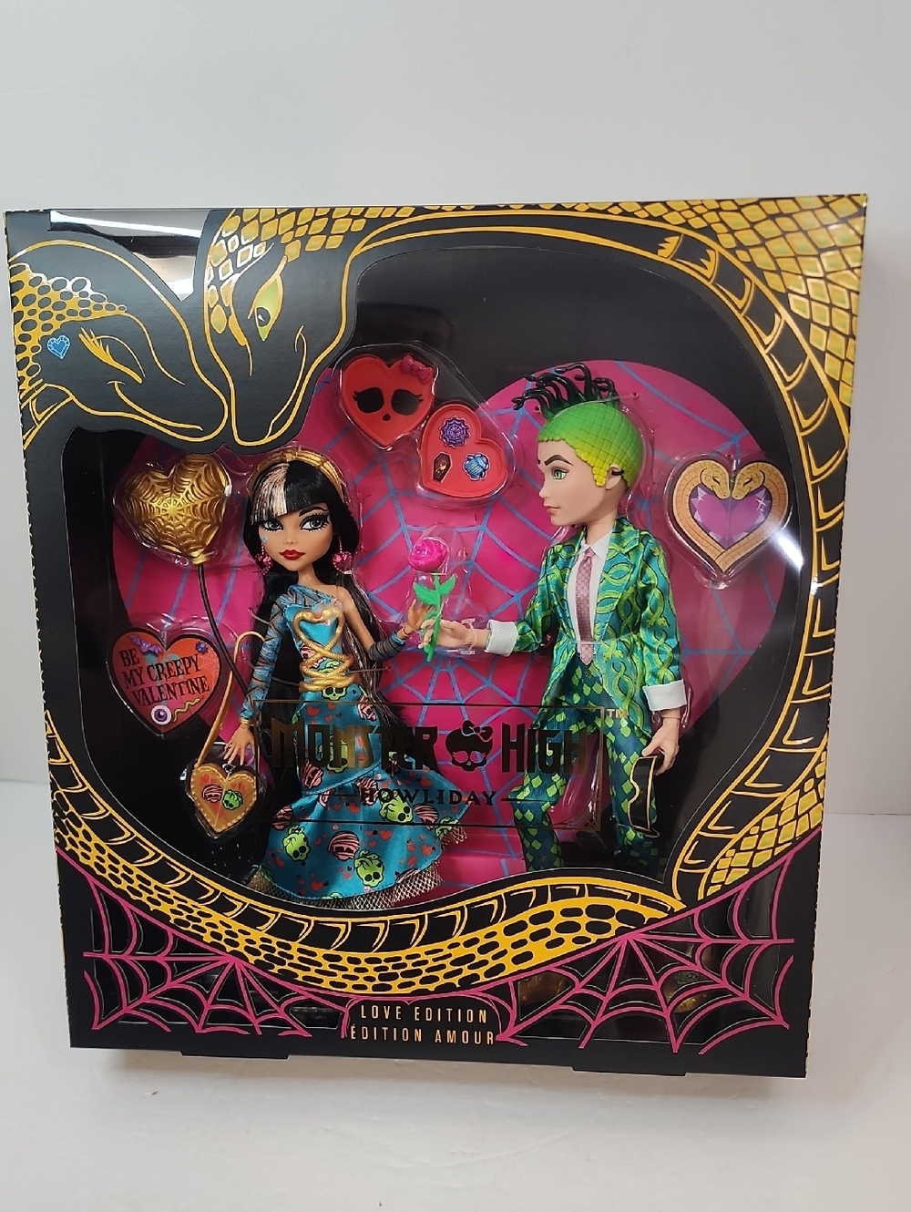 Monster High Howliday Love Edition Cleo De Nile & Deuce Gorgon 2-Pack NRFB 2022
